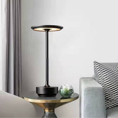 Bianca Licht | Elegante, kabellose Aluminium Tischlampe mit Dimmfunktion und 3 Lichtmodi