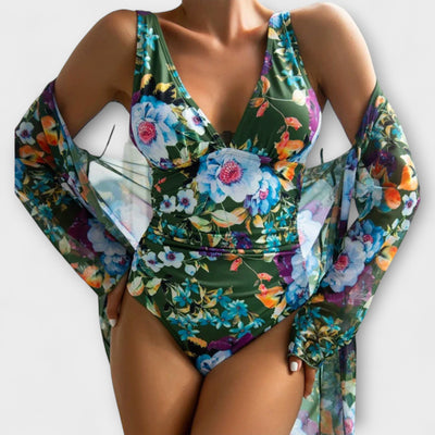 Maravi – Florales Badeanzug-Set mit Eleganz