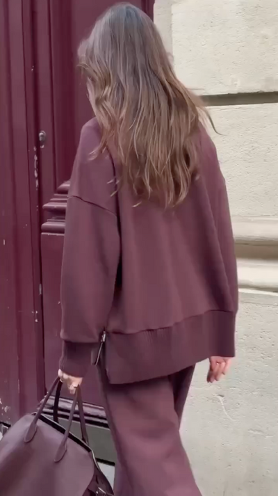 Jessy | Strick-Kombi-Set aus Pullover und Hose für gemütliche Stunden