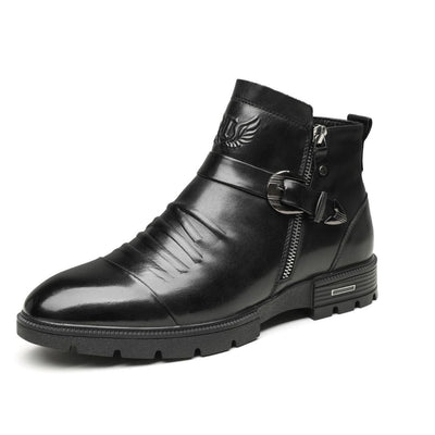 Schwarze Herren Stiefel für Elegante Anlässe