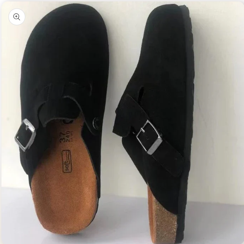 Premium unisex leren boston-sandalen - stil und qualität in één