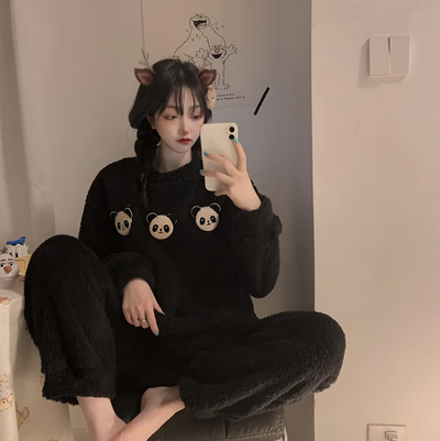 Gerda | kuscheliges fleece-pyjama-set