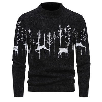 Hochwertiger herrenpullover im weihnachtslook