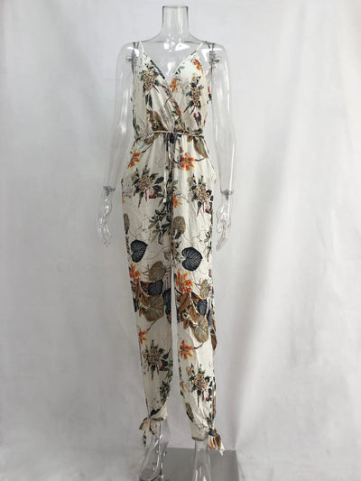 ELISHA - Jumpsuit mit Blumenmuster und hoher Taille