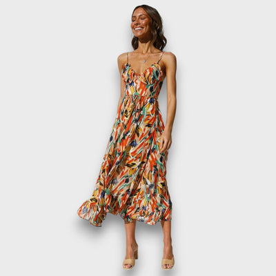 Solianne – Luftiges Trägerkleid mit Farbspiel