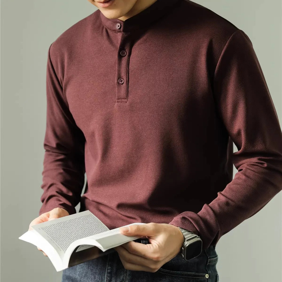 Redmond | Klassisches Henley-Hemd mit Stil