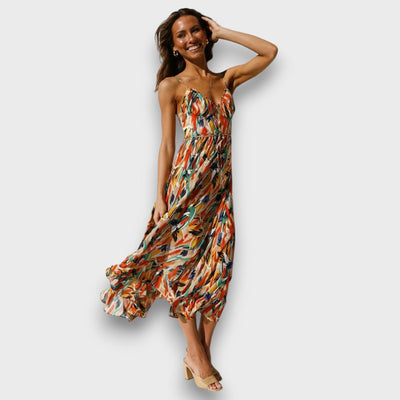 Solianne – Luftiges Trägerkleid mit Farbspiel