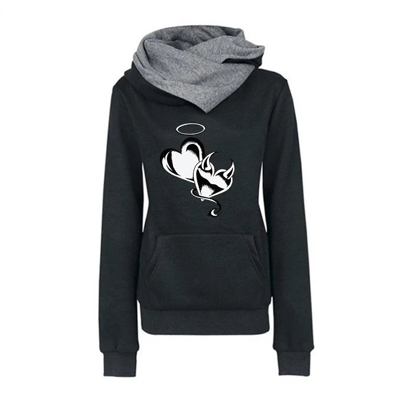 Chloe™ – Mutiger Druck Freizeit Hoodie