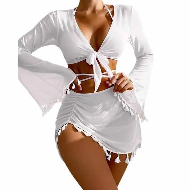 Eliza® | Modisches Bikini-Set mit Quasten für Damen