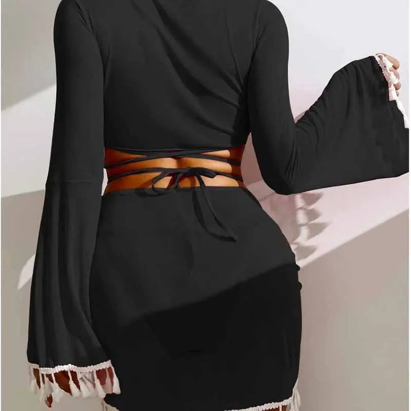 Eliza® | Modisches Bikini-Set mit Quasten für Damen