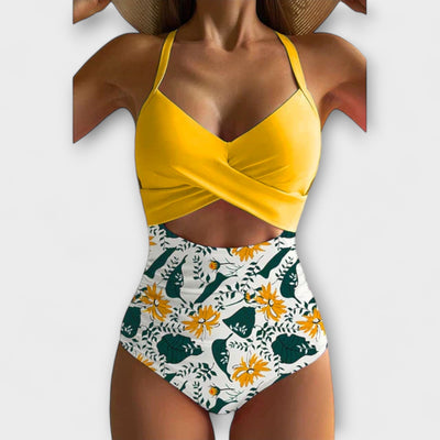 Elviana – Eleganter Badeanzug mit Cut-Out