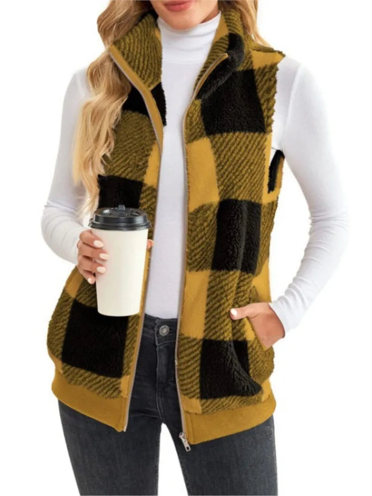 Nina | Ärmellose Strickjacke für Damenmode