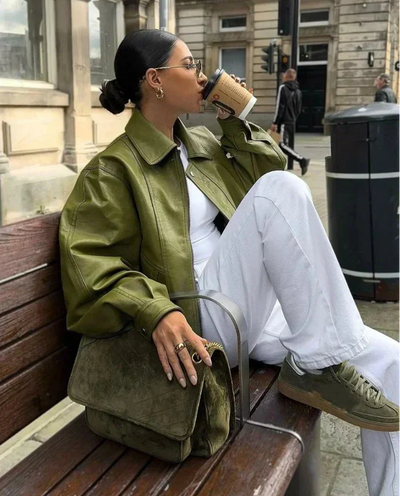 Vicky Bomberjacke mit elastischen Bündchen und Innenfutter