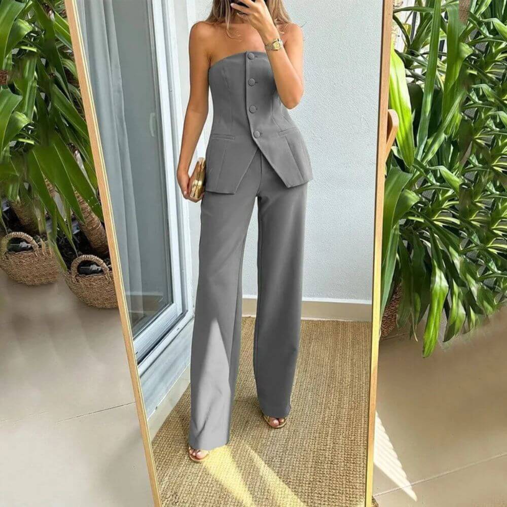Sienna™ - Elegantes Ärmelloses 2-Teiliges Set