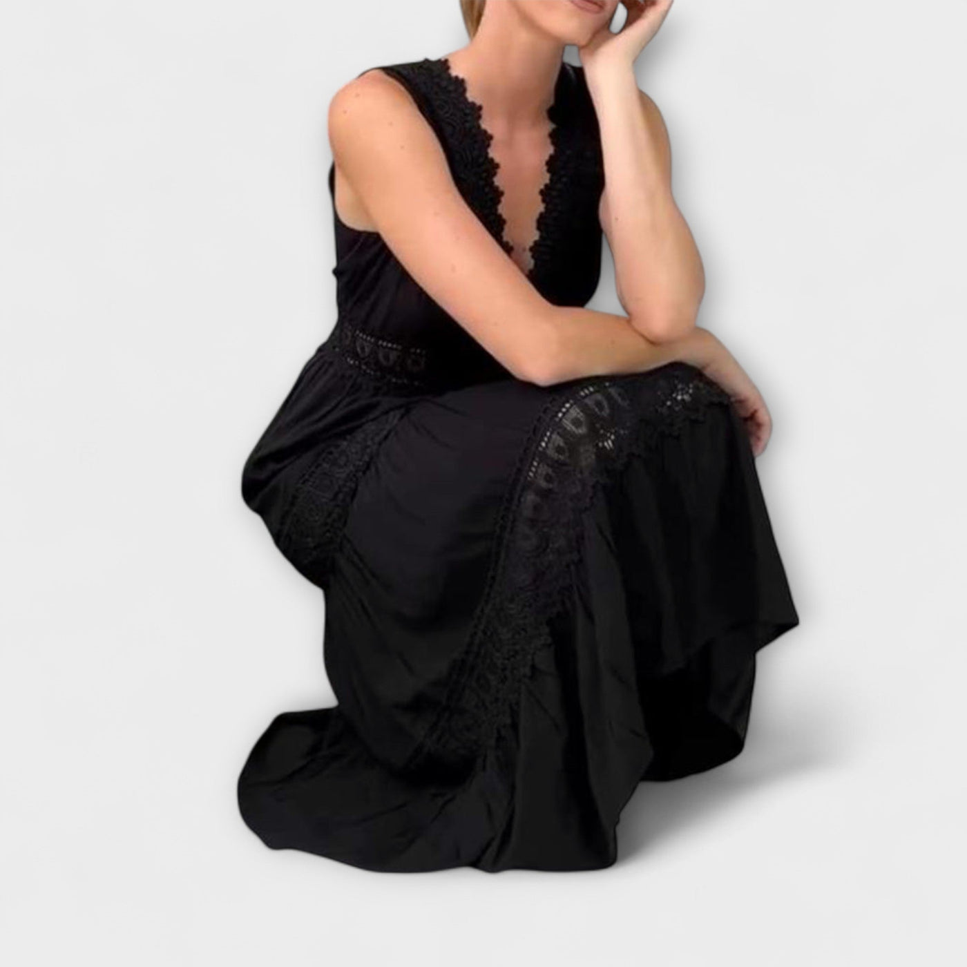 Anneline – Midikleid mit Spitze und romantischem Flair