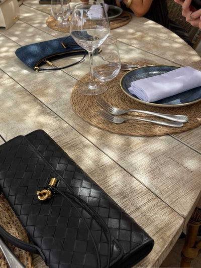 Bianca – Geflochtene Clutch