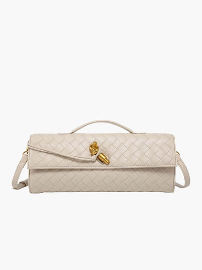Bianca – Geflochtene Clutch