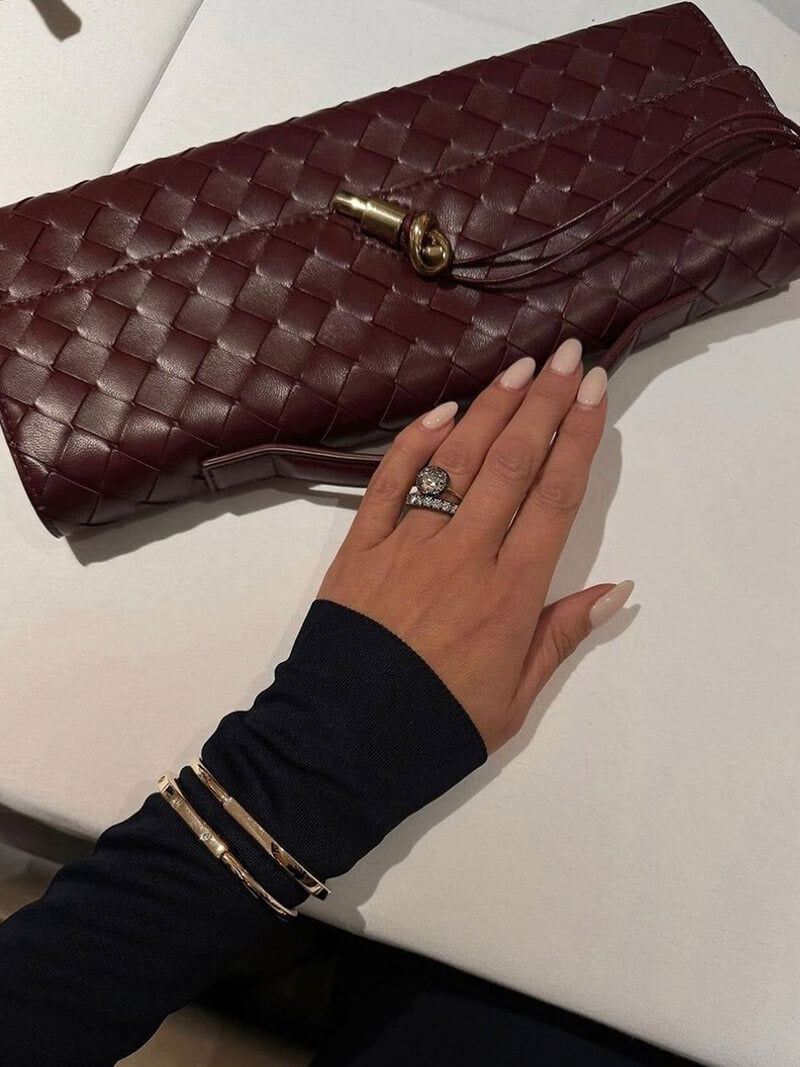 Bianca – Geflochtene Clutch