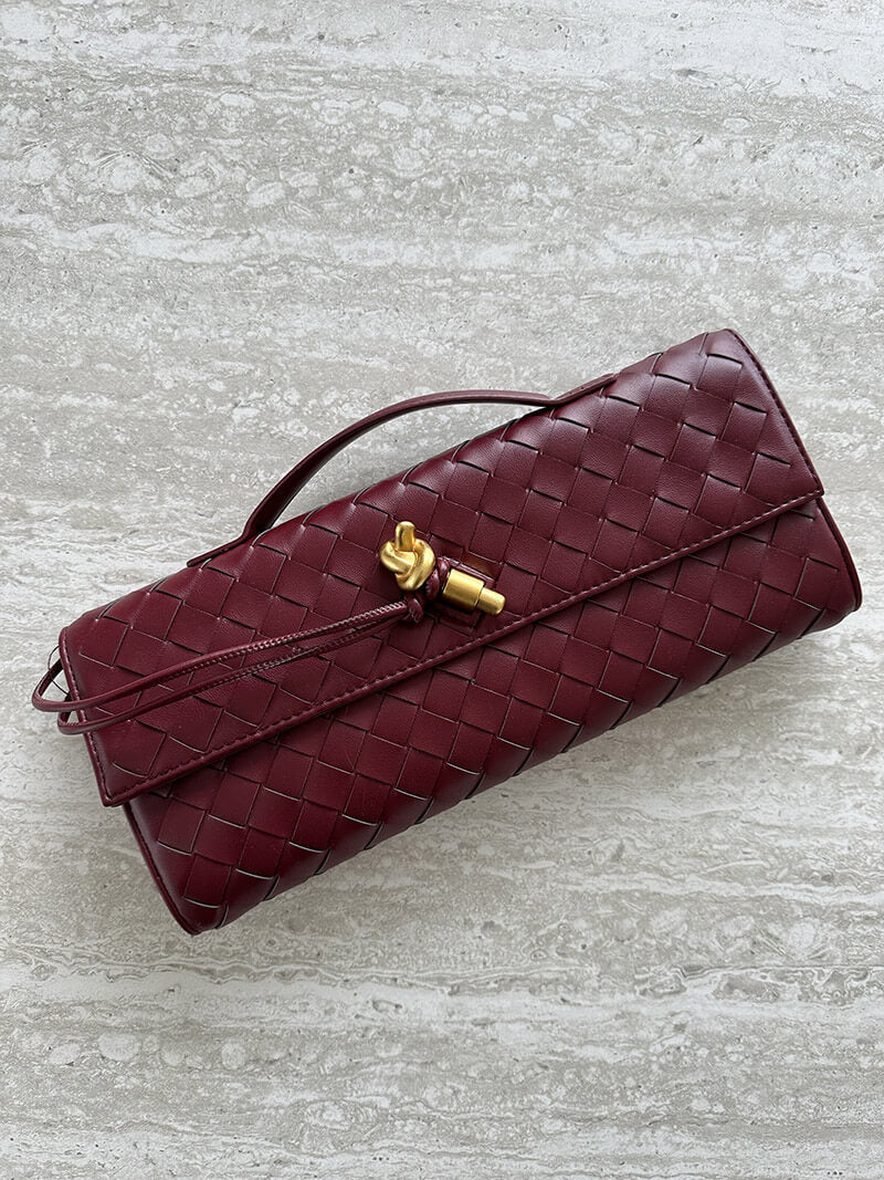 Bianca – Geflochtene Clutch