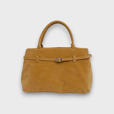 Dalia – Tote-Tasche in Wildlederoptik im Old-Money-Stil