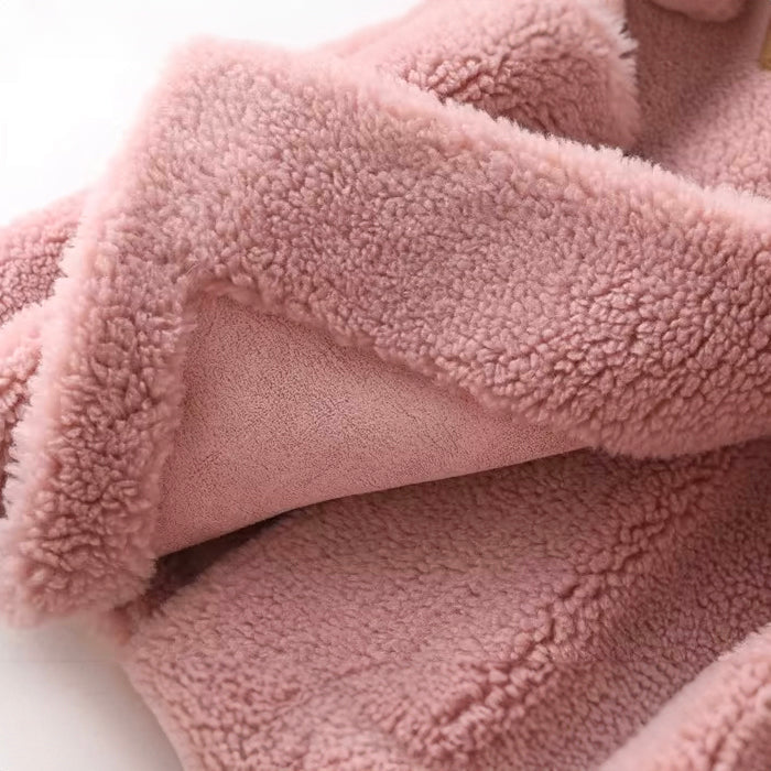 Maxine | Fleece-Mantel mit Revers für Damen