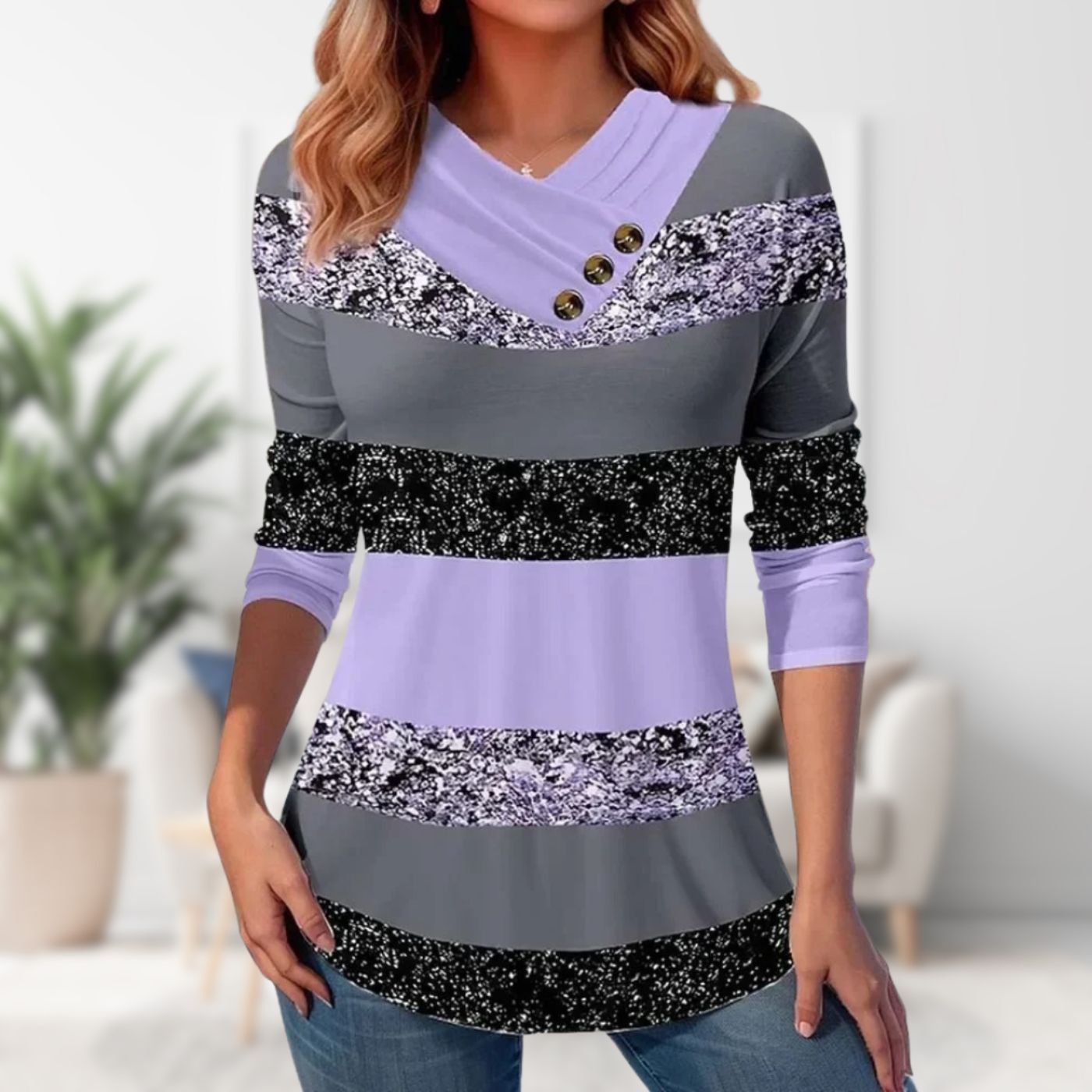 Sophia | Stylischer Pullover mit V-Ausschnitt