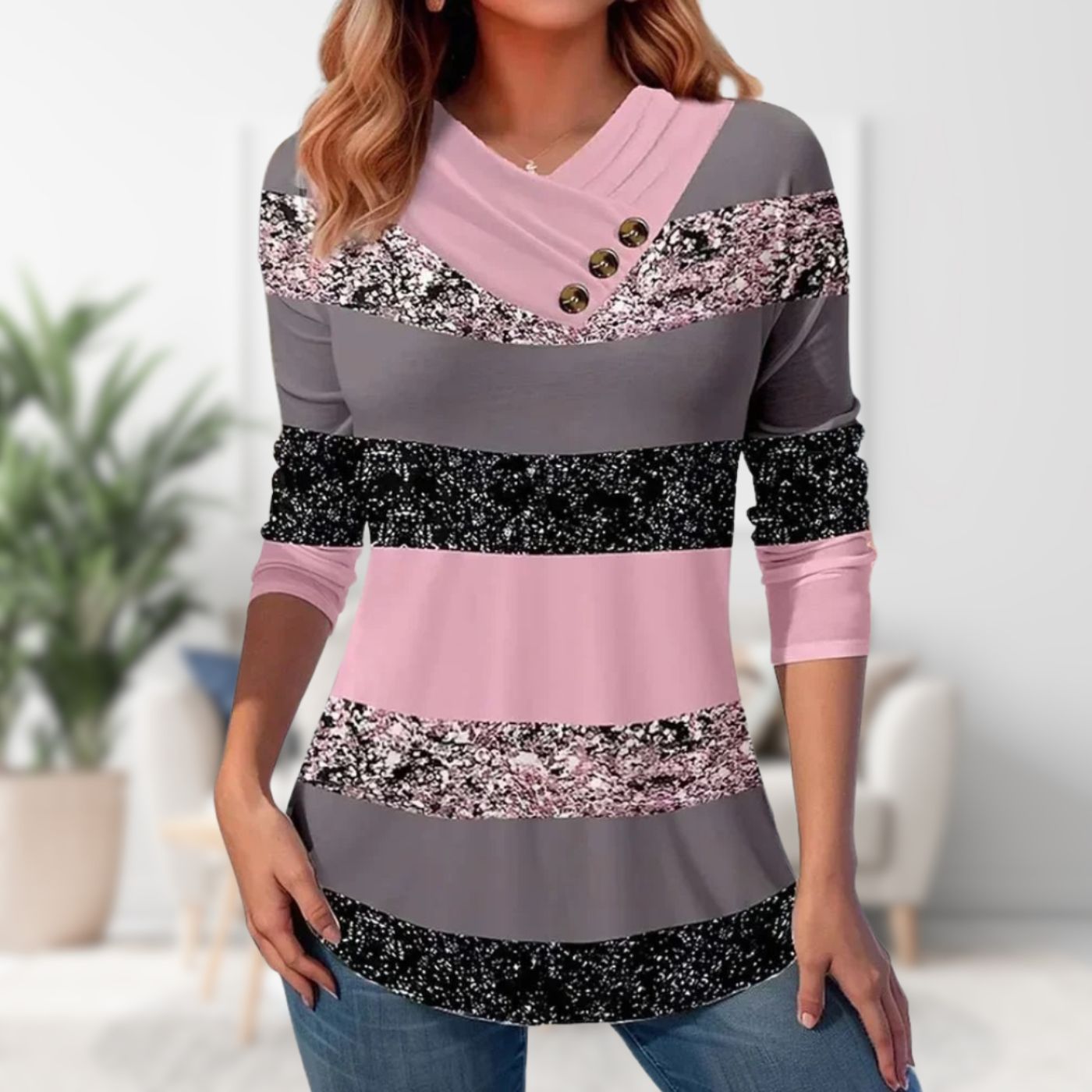 Sophia | Stylischer Pullover mit V-Ausschnitt