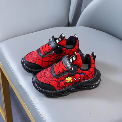 SpiderKicks™ – Kinderschuhe mit Spiderman LED-Lichtern