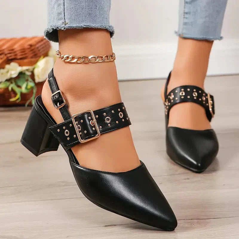 Margot® | Elegante Sandalen mit kubanischem Absatz