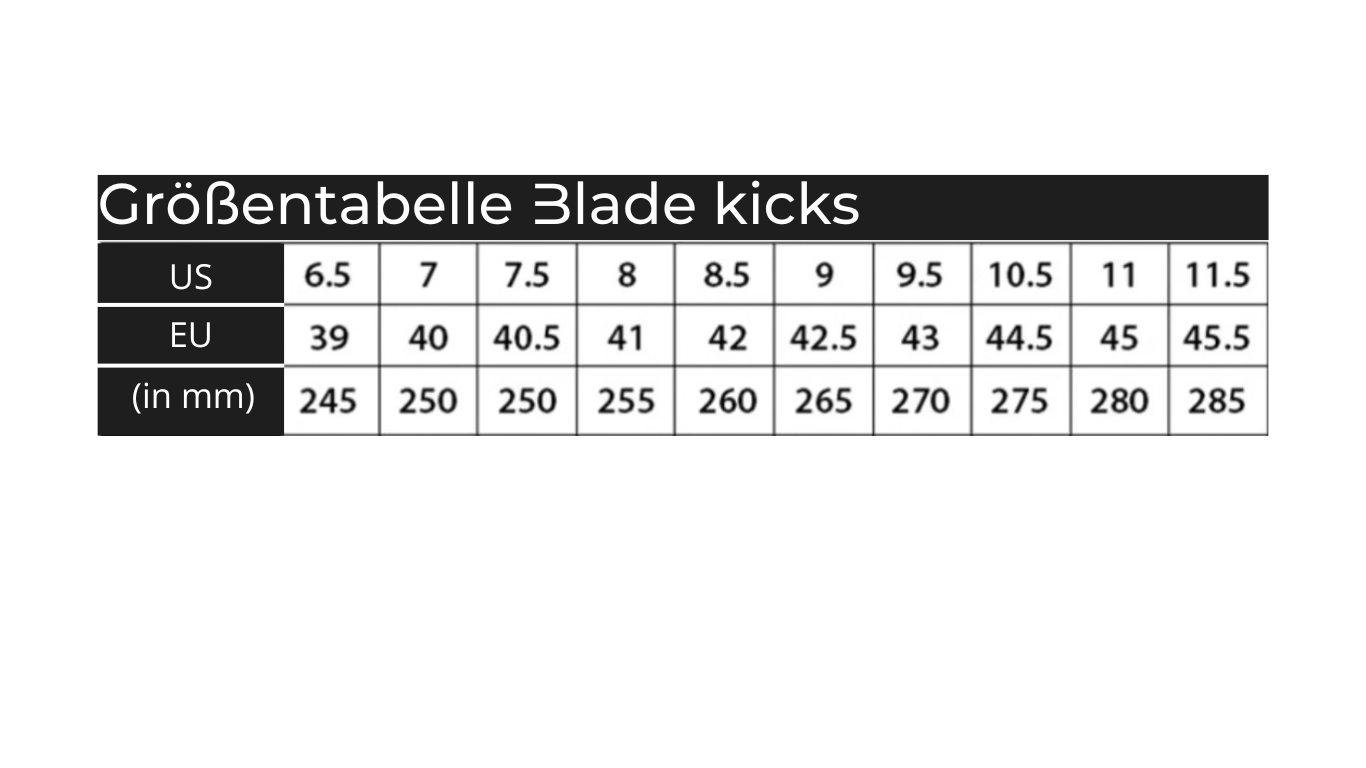 BLADE KICKS  +8CM Erhöhung