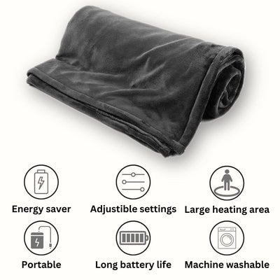 WärmeGenuss Hoodie™ | Beheizte Kapuzendecke mit Kuschelkomfort