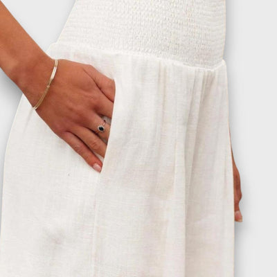 Solaya – Weite Sommerhose mit Smokbund