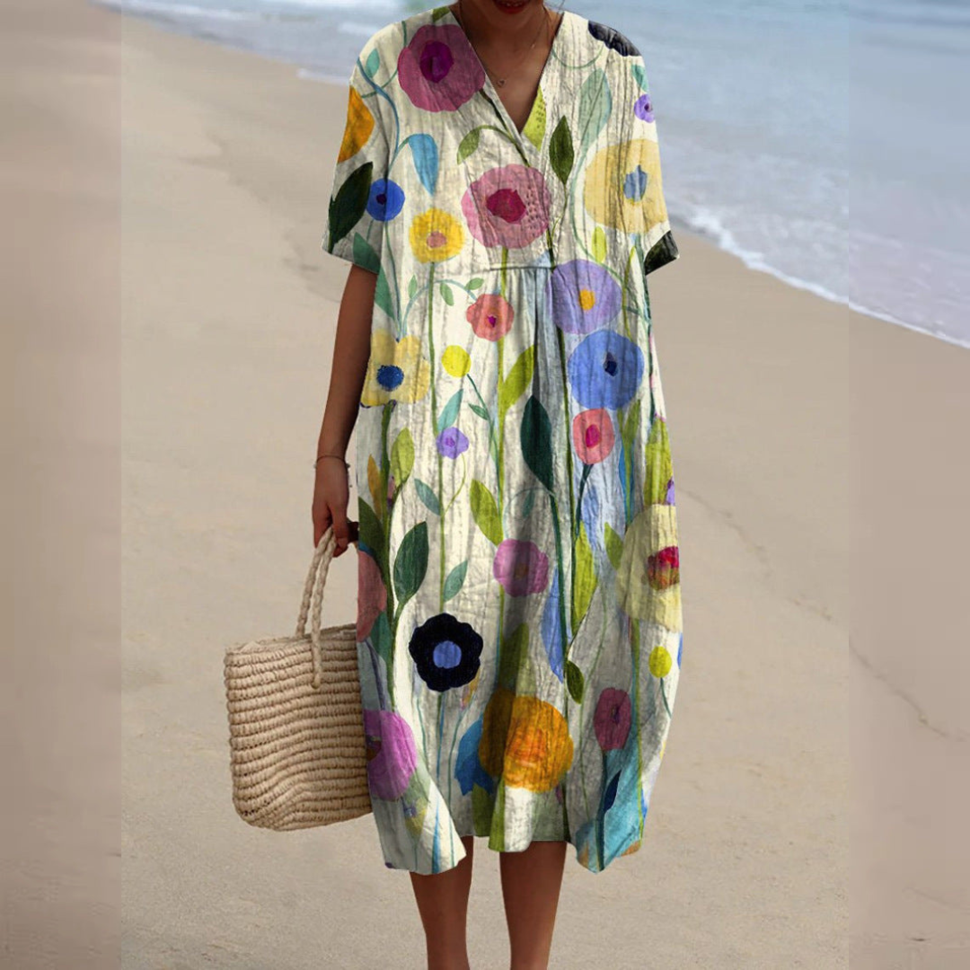 Emma™ | Strahlendes Blumen-Kostüm für einen fröhlichen Look