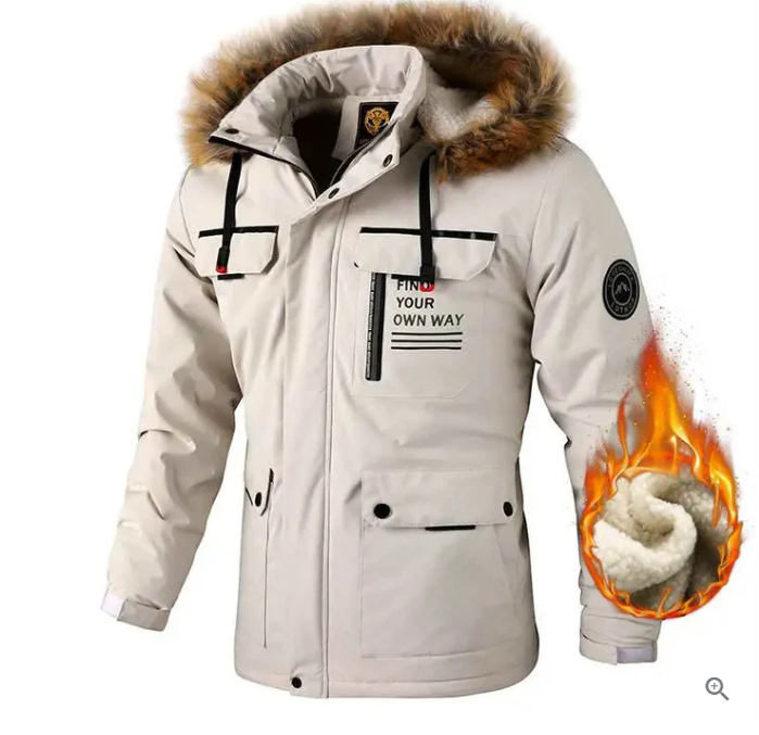 Hochwertige wasserdichte Winterjacke für Herren