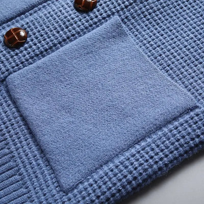 Herren Winter-Strickjacke aus Wolle - Vintage Casual Style