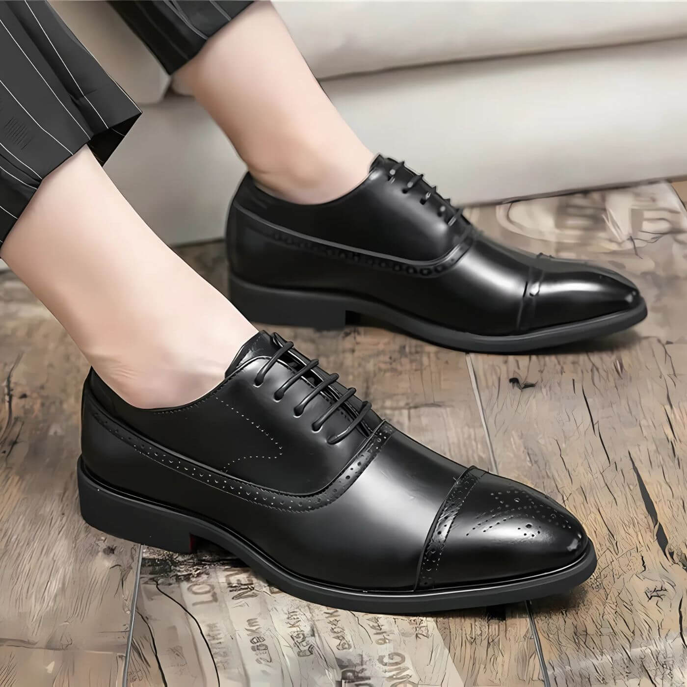 Valentin™ - Schnür-Oxford Lederschuhe