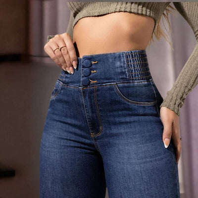 Valeria™ – Flare Jeans mit Elastischem Bund