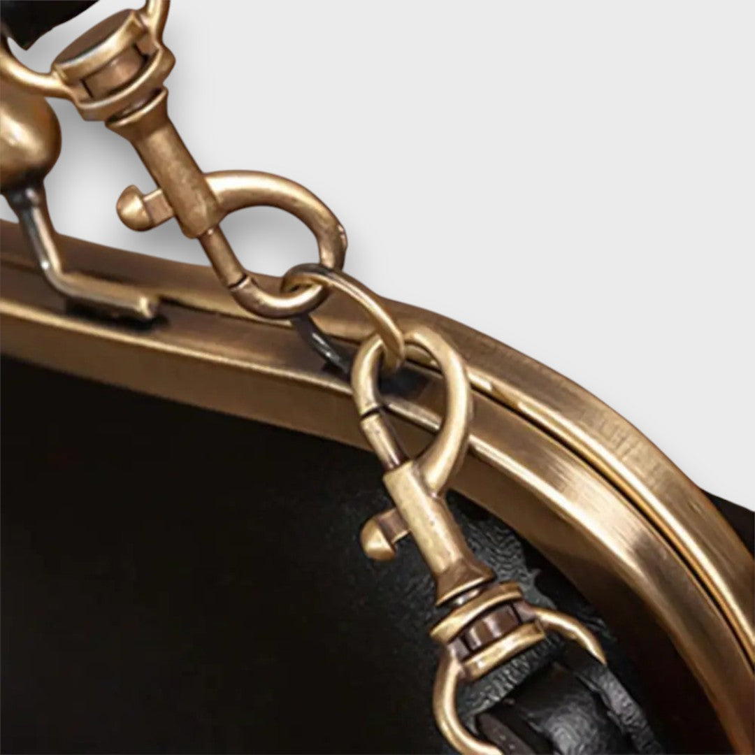 Selmira – Vintage-Tasche mit Kiss-Lock-Verschluss