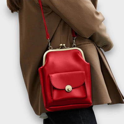 Selmira – Vintage-Tasche mit Kiss-Lock-Verschluss