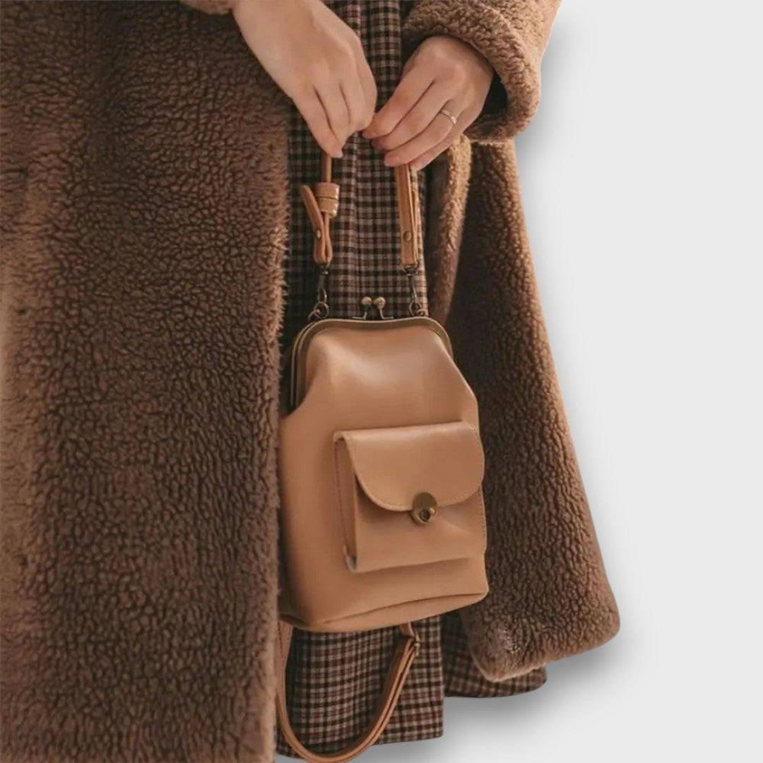 Selmira – Vintage-Tasche mit Kiss-Lock-Verschluss