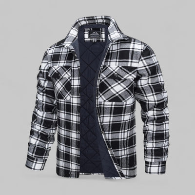 Tobias | Bequeme karierte Flanellhemdjacke