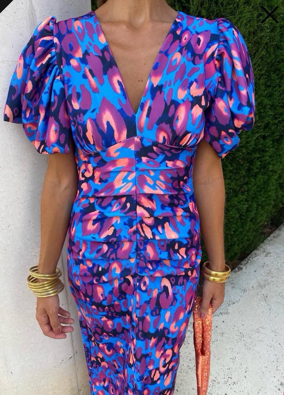 Élodie | Elegantes langes Kleid in lebendigen und trendigen Farben