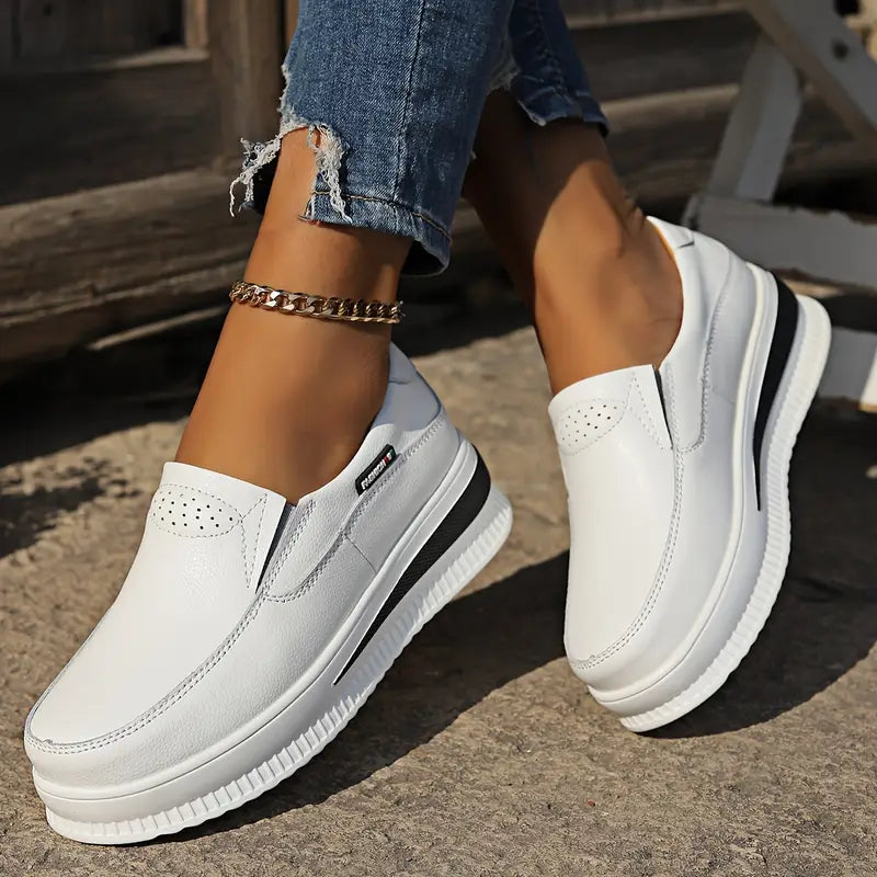 Casual Slip-On Loafer – Leichte Komfort-Schuhe mit Rundem Zehenbereich