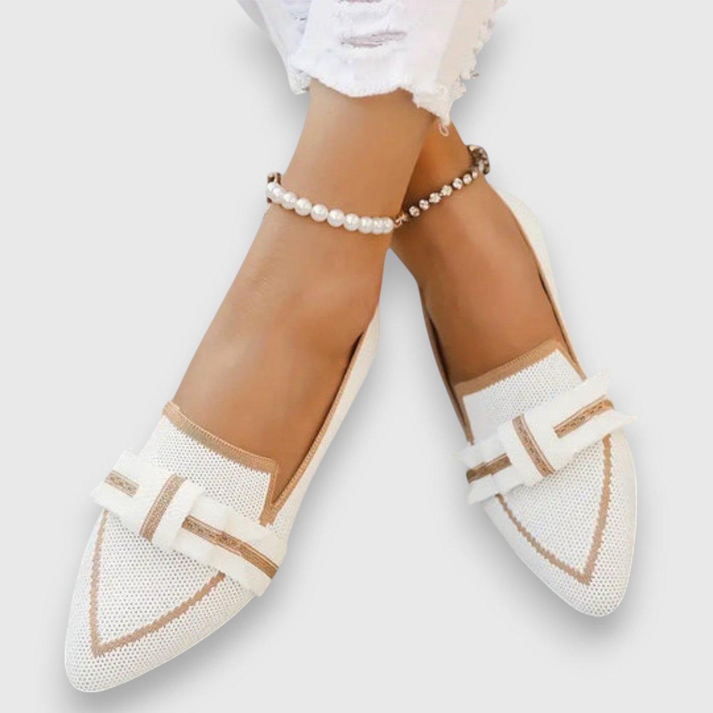 Vivianne – Elegante Slipper mit Kontrastkante