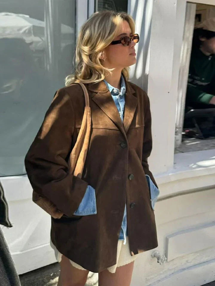 Lilly - wildlederjacke vintage