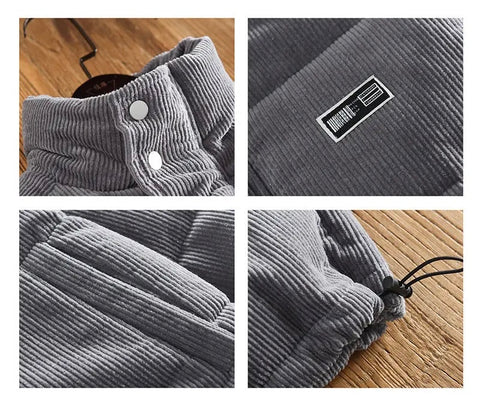 Sebastian | Cord-Bomberjacke mit Reißverschluss