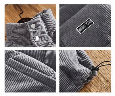 Sebastian | Cord-Bomberjacke mit Reißverschluss