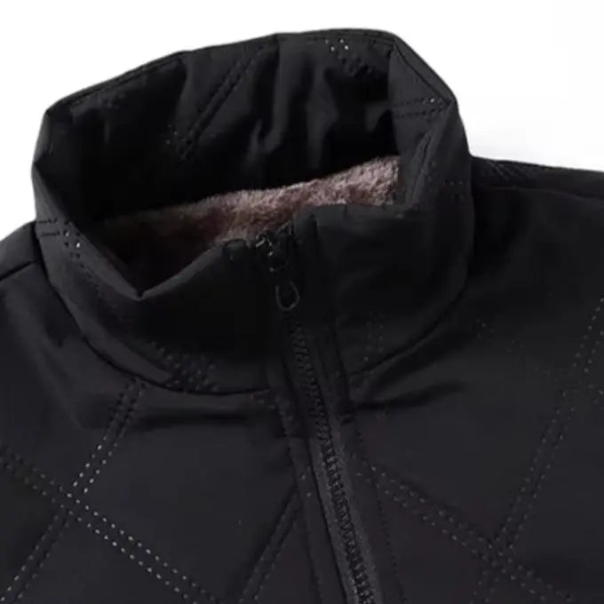 Windichte Herren Winter Jacke mit Fleece Innenfutter