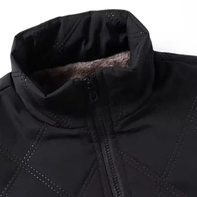 Windichte Herren Winter Jacke mit Fleece Innenfutter