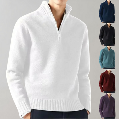 Klassischer Herren Sweater aus Baumwolle - Bequem & Elegant